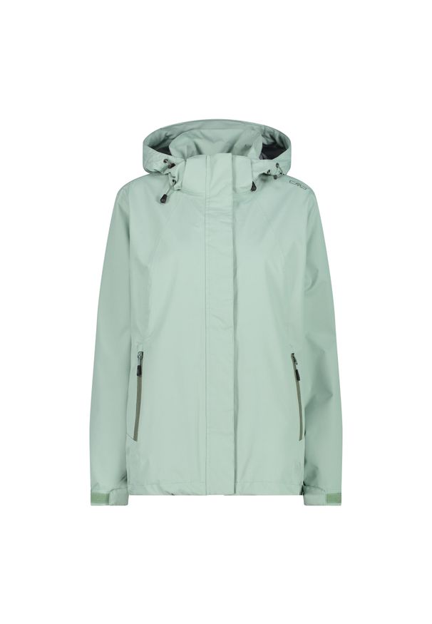 Damska wiatrówka CMP. Kolor: niebieski, zielony, wielokolorowy. Sport: turystyka piesza