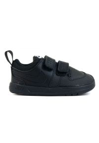 Buty Nike Pico 5 (TDV) Jr AR4162-001 czarne. Okazja: na co dzień. Zapięcie: rzepy. Kolor: czarny. Materiał: materiał, syntetyk, guma. Szerokość cholewki: normalna