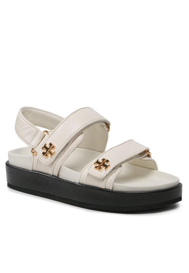 Tory Burch Sandały Kira Sport Sandal Calf Leather 144328 Écru. Materiał: skóra. Styl: sportowy