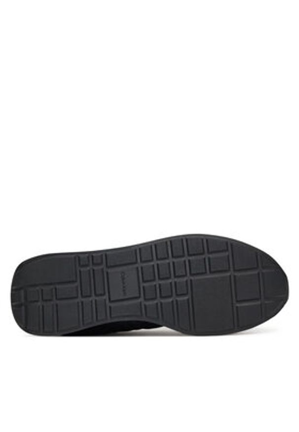 Calvin Klein Sneakersy Retro Runner Ess Mix Mat YM0YM01361 Czarny. Kolor: czarny. Materiał: materiał