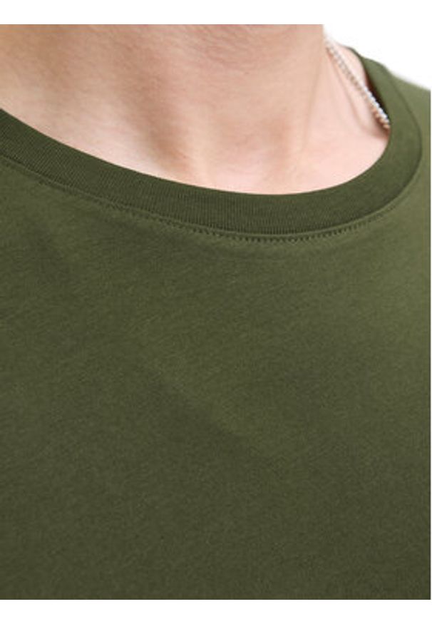 Jack & Jones T-Shirt Corp Logo 12151955 Zielony Standard Fit. Kolor: zielony. Materiał: bawełna