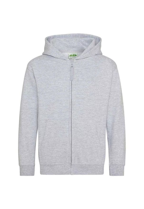 AWDIS - Wrzosowa Bluza Z Kapturem Dla Dzieci/dzieci. Typ kołnierza: kaptur. Kolor: szary
