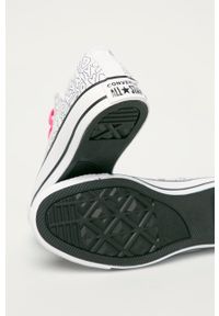 Converse - Tenisówki. Nosek buta: okrągły. Zapięcie: sznurówki. Kolor: biały. Materiał: guma #2
