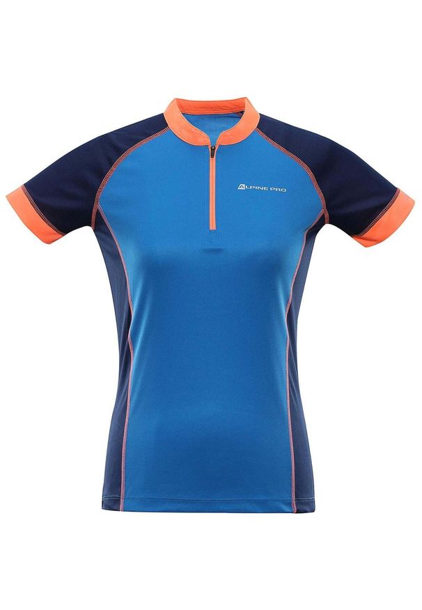 ALPINE PRO - Koszulka damska Alpine Pro Sorana M - Oddychająca i lekka. Kolor: fioletowy. Sport: kolarstwo, bieganie, turystyka piesza