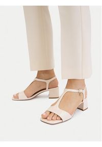 Nine West Sandały CEO-LS505187-14 Beżowy. Kolor: beżowy. Materiał: skóra #5