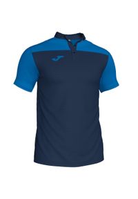 Koszulka polo do tenisa dla chlopców Joma Hobby II. Typ kołnierza: polo. Kolor: niebieski. Sport: tenis #1