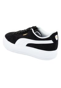 Puma - Damskie Zamszowe Buty Sportowe Mayu. Kolor: czarny, biały, wielokolorowy. Materiał: zamsz. Styl: sportowy