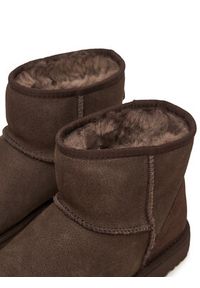 Ugg Śniegowce W Classic Mini II 1016222 Brązowy. Kolor: brązowy. Materiał: skóra