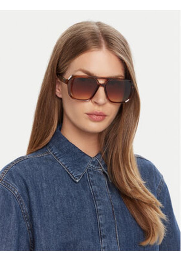 Jenny - JENNY Okulary przeciwsłoneczne 4WF-018-SS25 Brązowy. Kolor: brązowy