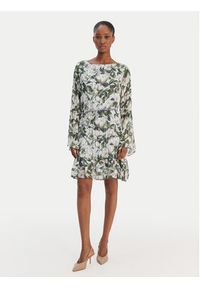 Guess Sukienka codzienna W6RK37 WJ712 Zielony Regular Fit. Okazja: na co dzień. Kolor: zielony. Materiał: syntetyk. Typ sukienki: proste. Styl: casual #4