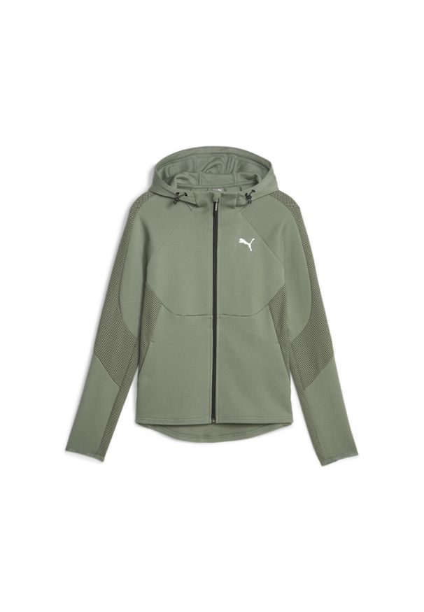 Puma Bluza Evostripe Fz 67607344. Kolor: zielony, wielokolorowy, szary