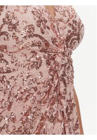 Rinascimento Sukienka wieczorowa CFC0117530003 Różowy Regular Fit. Kolor: różowy. Materiał: syntetyk. Styl: wizytowy #3
