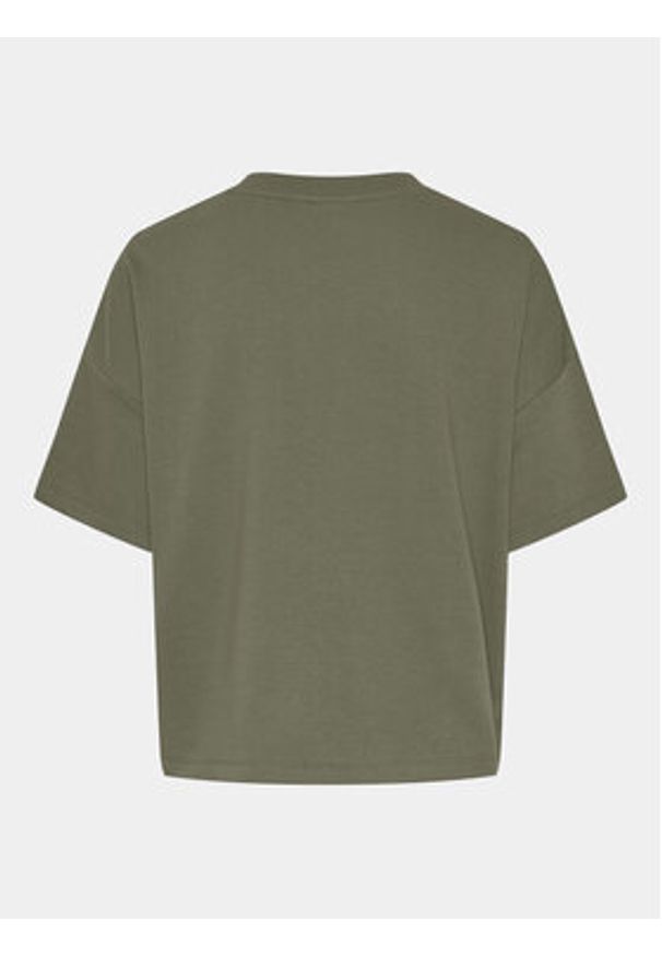 Pieces T-Shirt Chilli Summer 17118870 Zielony Loose Fit. Kolor: zielony. Materiał: syntetyk, bawełna