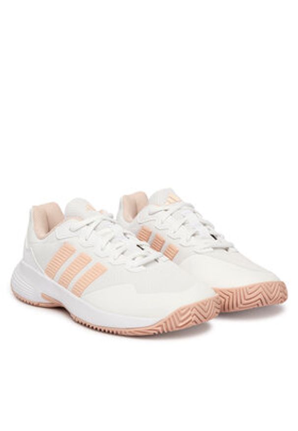 Adidas - adidas Buty do tenisa Gamecourt 2 KI0785 Biały. Kolor: biały. Materiał: materiał. Sport: tenis