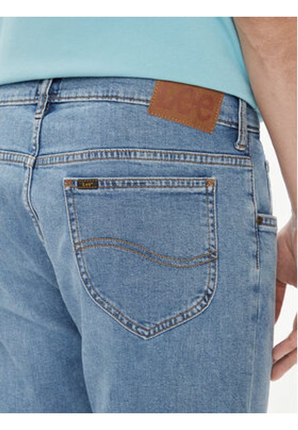 Lee Jeansy Rider 112352845 Niebieski Slim Fit. Kolor: niebieski
