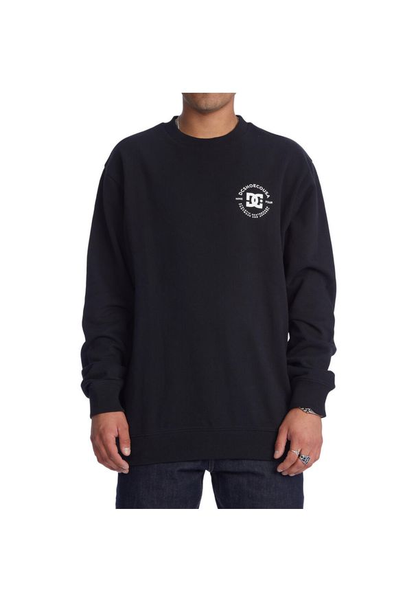 Bluza męskie DC Shoes Star Pilot. Kolor: czarny. Materiał: bawełna, materiał. Sport: skateboard