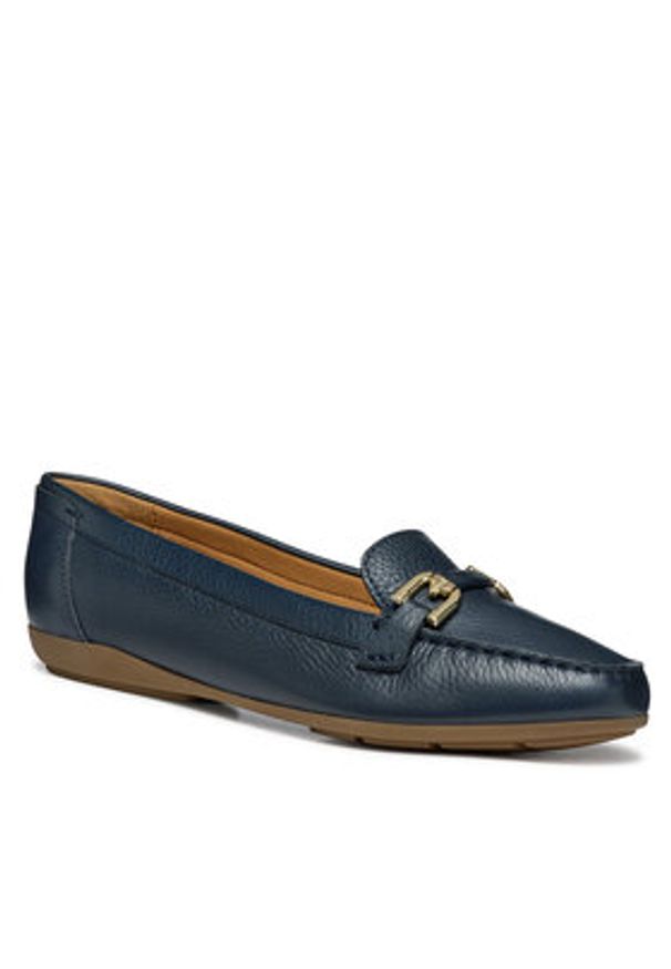Geox Mokasyny D Annytah Moc D84BMA 00046 C4002 Granatowy. Kolor: niebieski. Materiał: skóra