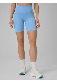 4f - 4F Legginsy kolarki treningowe damskie - niebieskie XL. Stan: podwyższony. Kolor: niebieski. Materiał: włókno #2