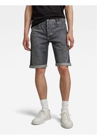 G-Star RAW - G-Star Raw Szorty jeansowe D10064-D324-D908 Szary Slim Fit. Kolor: szary. Materiał: bawełna, jeans #1