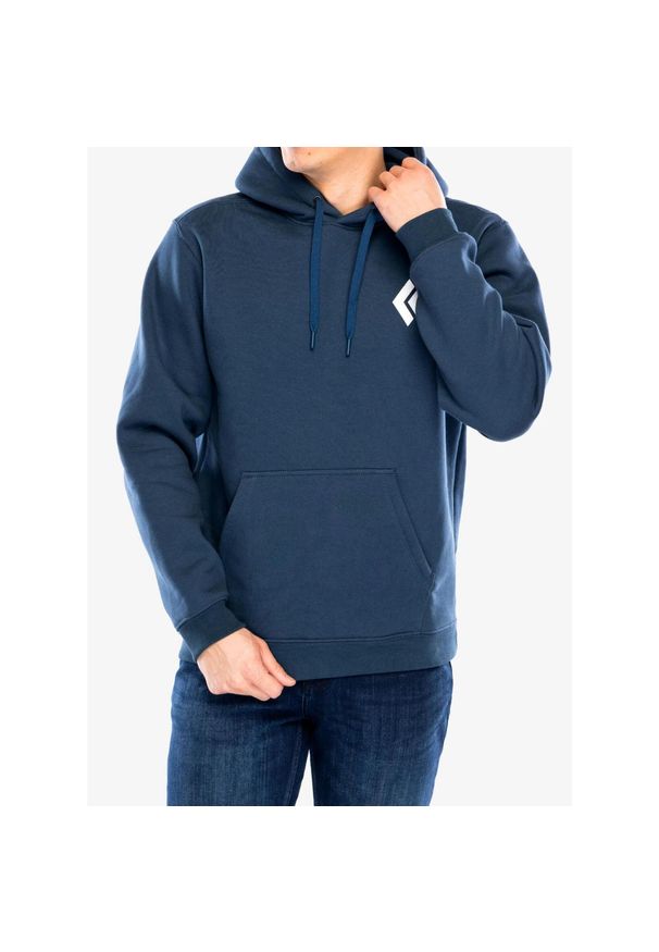 Bluza z kapturem męska Black Diamond Equipment For Alpinists PO Hoody. Typ kołnierza: kaptur. Kolor: niebieski. Sport: turystyka piesza
