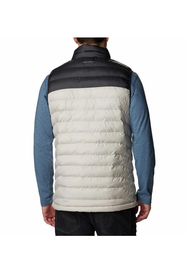 columbia - Bezrękawnik Turystyczny Puchowy Męski Columbia Powder Lite Vest. Kolor: beżowy. Materiał: puch. Długość rękawa: bez rękawów