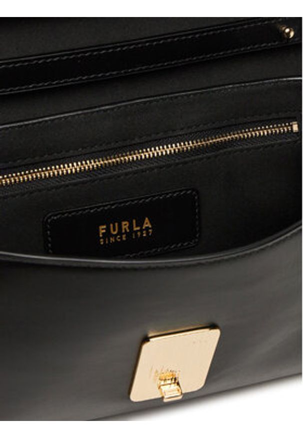 Furla Torebka Meridiana WB01517 BX3227 O6000 Czarny. Kolor: czarny. Materiał: skórzane