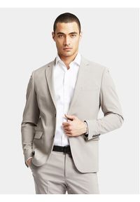 Lindbergh Garnitur 30-61040 Beżowy Slim Fit. Kolor: beżowy. Materiał: syntetyk, wiskoza #4