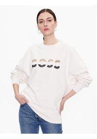 BOSS - Boss Bluza 50485251 Beżowy Oversize. Kolor: beżowy. Materiał: bawełna #2