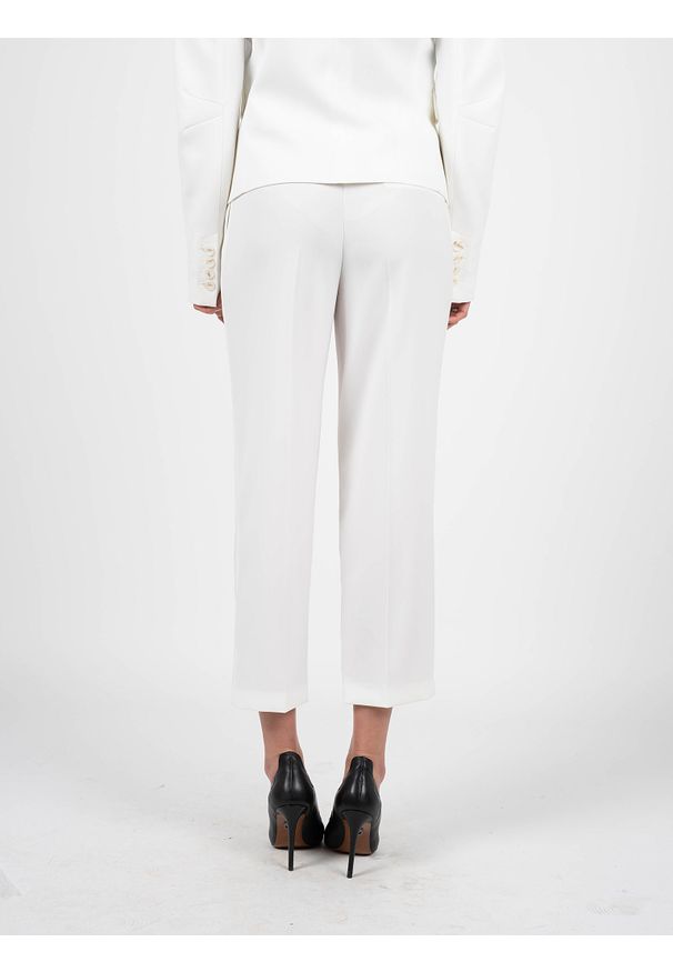 Patrizia Pepe Spodnie | 8P0353 A6F5 | Kobieta | Biały. Okazja: na co dzień. Kolor: biały. Materiał: poliester, elastan. Styl: casual