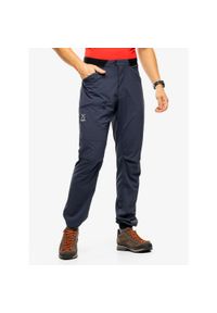 Haglöfs - Spodnie softshell męskie Haglofs L.I.M Fuse Pant. Kolor: niebieski. Materiał: softshell. Sport: turystyka piesza