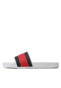 TOMMY HILFIGER - Tommy Hilfiger Klapki Rubber Th Flag Pool FM0FM04236 Biały. Kolor: biały #4