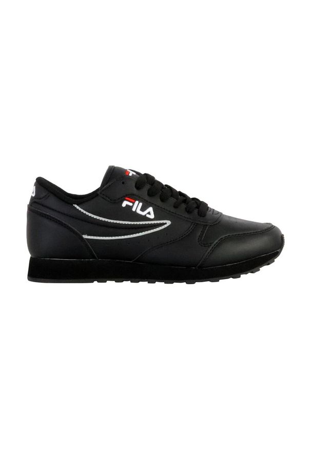 Buty sportowe Sneakersy damskie, Fila Orbit Low Wmn. Kolor: czarny. Materiał: syntetyk, materiał. Sport: turystyka piesza