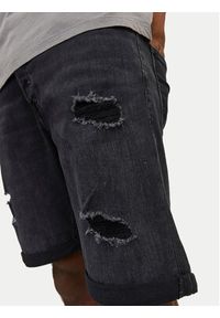 Jack & Jones - Jack&Jones Szorty jeansowe Jjirick 12250177 Czarny Regular Fit. Kolor: czarny. Materiał: bawełna #5