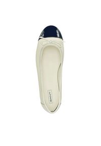 GANT - Gant Baleriny 30511856 Écru. Materiał: skóra