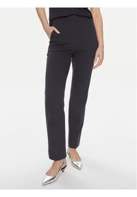 Weekend Max Mara Spodnie materiałowe Basco 2415781051 Granatowy Regular Fit. Kolor: niebieski. Materiał: bawełna