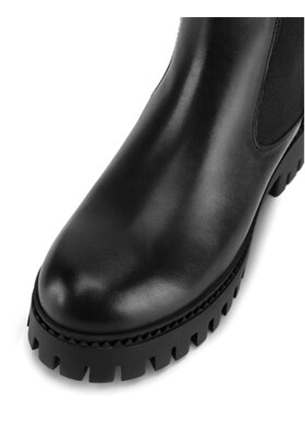 Sergio Bardi Sztyblety WI23-E1038-04SB Czarny. Kolor: czarny. Materiał: skóra