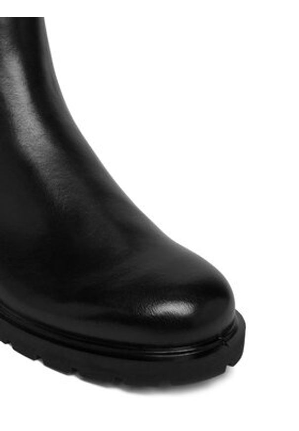 ecco - ECCO Sztyblety 23132301001 Czarny. Kolor: czarny. Materiał: skóra