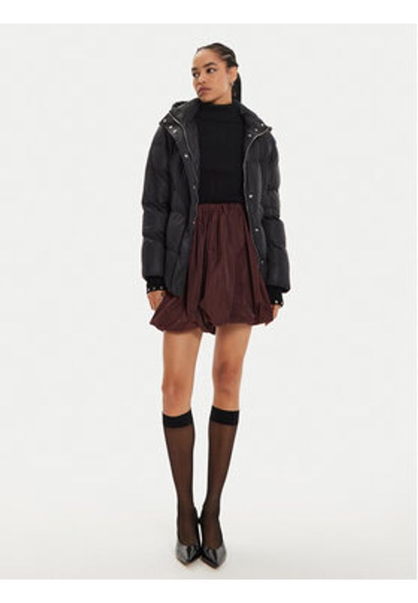 Patrizia Pepe Kurtka zimowa 8O0143/A451-K103 Czarny Regular Fit. Kolor: czarny. Materiał: syntetyk. Sezon: zima