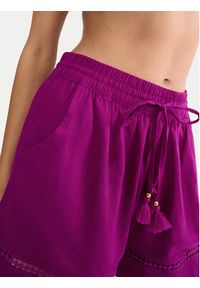 Triumph Szorty piżamowe Summer Wear 10227237 Różowy Regular Fit. Kolor: różowy. Materiał: wiskoza, len #4