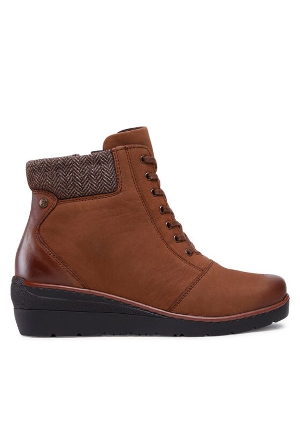 Go Soft Trzewiki WI23-WARUNA-01 Brązowy. Kolor: brązowy. Materiał: skóra