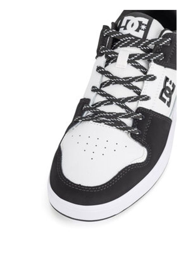 DC Shoes Sneakersy CURE ADYS400073-HLC Biały. Kolor: biały. Materiał: skóra
