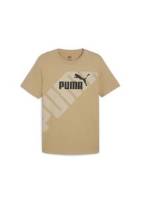 Puma Koszulka Power Graphic 67896083. Kolor: beżowy
