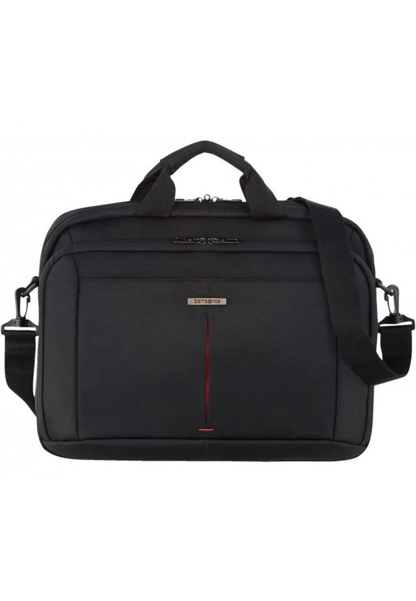 Czarna torba na laptopa Samsonite w kolorowe wzory