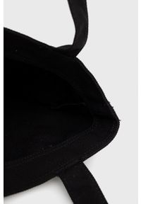 Deus Ex Machina torebka bawełniana kolor czarny. Kolor: czarny