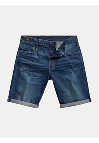 G-Star RAW - G-Star Raw Szorty jeansowe Mosa D24430-D538-G331 Granatowy Regular Fit. Kolor: niebieski. Materiał: bawełna