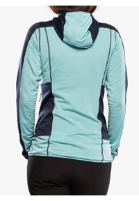 Haglöfs - Bluza z kapturem damska Haglofs L.I.M Mid Fast Hood. Typ kołnierza: kaptur. Kolor: niebieski