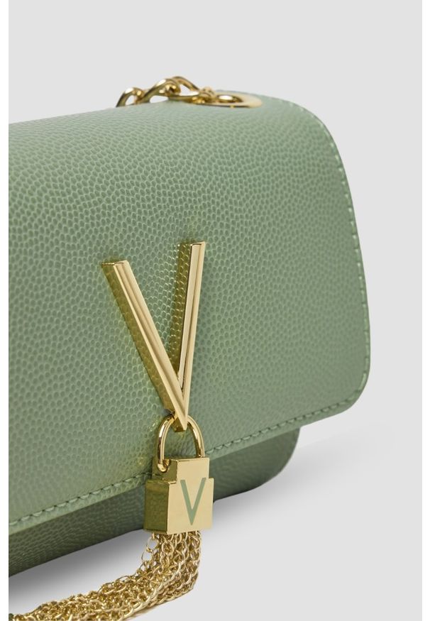Valentino by Mario Valentino - VALENTINO Mała zielona kopertówka Divina Pochette. Kolor: zielony