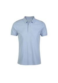 SOL'S - Polo Sol's Owen. Typ kołnierza: polo. Kolor: niebieski. Materiał: bawełna, tkanina. Długość rękawa: krótki rękaw. Długość: krótkie. Styl: elegancki #1