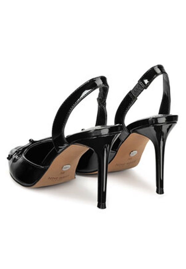Nine West Sandały WFA2995-1 Czarny. Kolor: czarny. Materiał: skóra