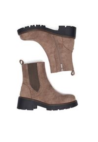 Clara Barson Botki WS6381-01 Beżowy. Kolor: beżowy. Materiał: materiał #2